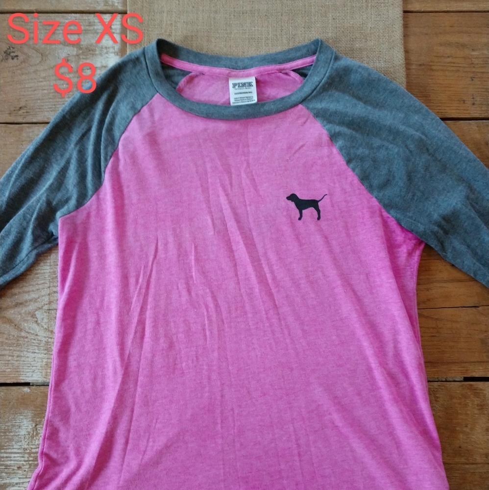 Pink half sleeve t-shirt